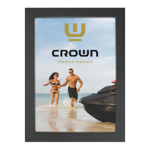 Crown Snap Frame 33 mm (G), A3, sort